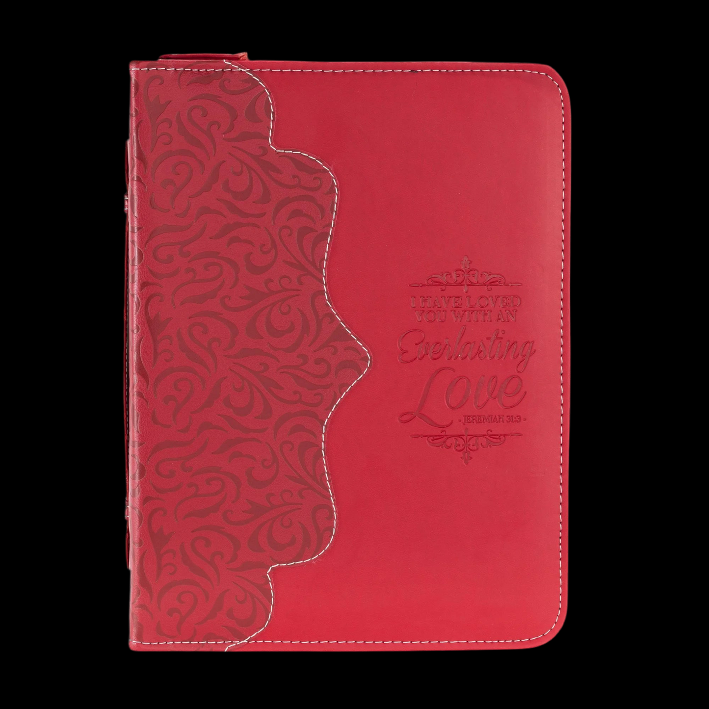 Bible Cover-X Large-Red-“ Everlasting Love “