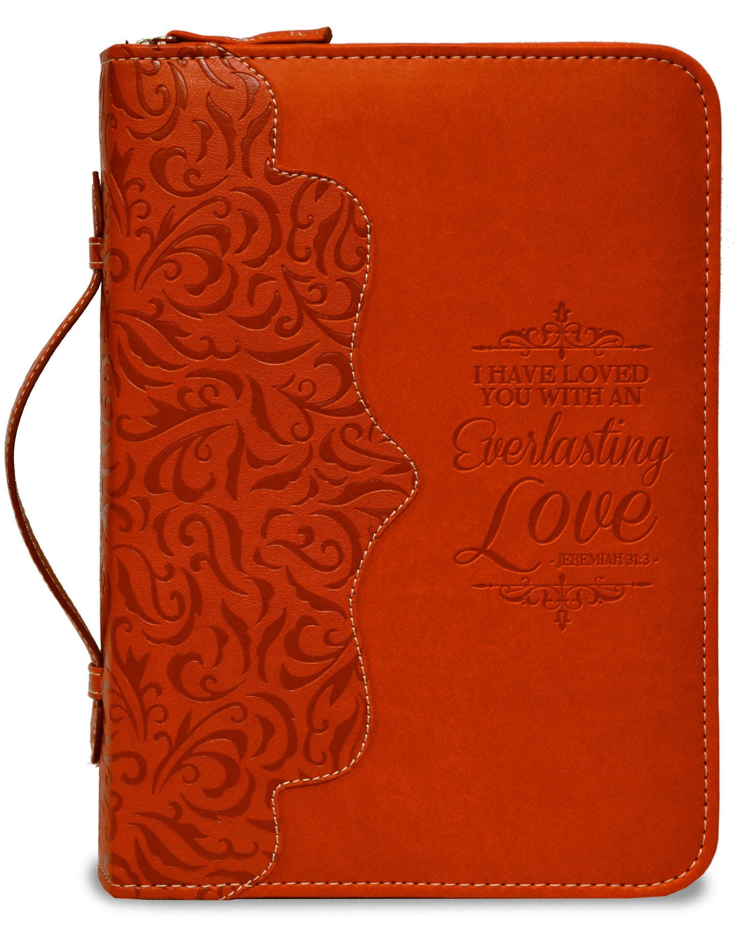 Bible Cover-X Large-Red-Everlasting Love-2018 Divine Details